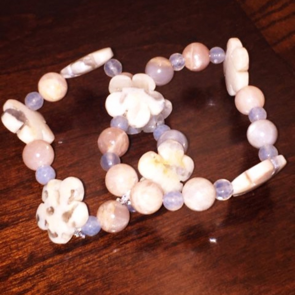 Bracelets - uniquely made w/ organic stones!